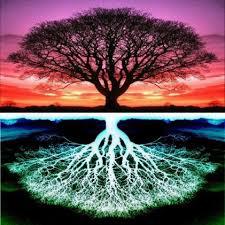 c'est beau et simple, chacun devant une telle spendeur peut interpréter un symbole à sa façon. Blanc et noir? élévation à partir de la terre, vie et mort ?...